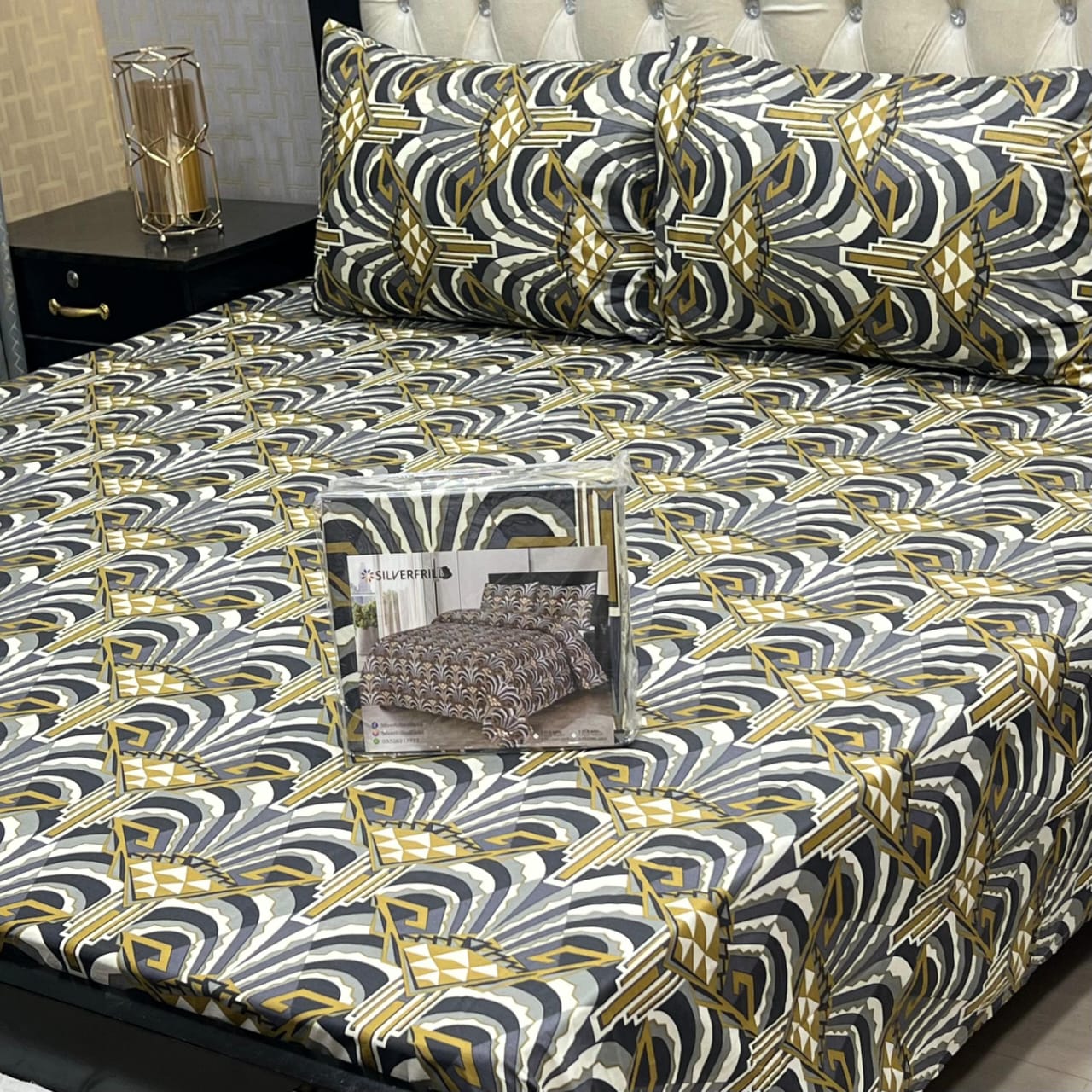 DIGITAL PRINTED BED SHEETS STITCHED