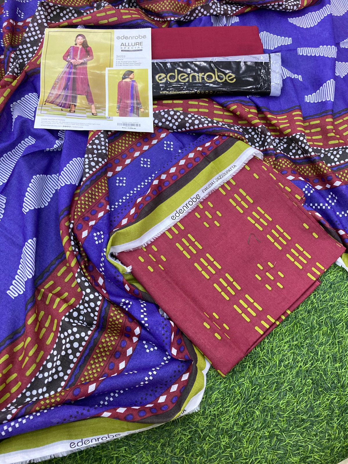 EDEN ROBE LAWN 3PC