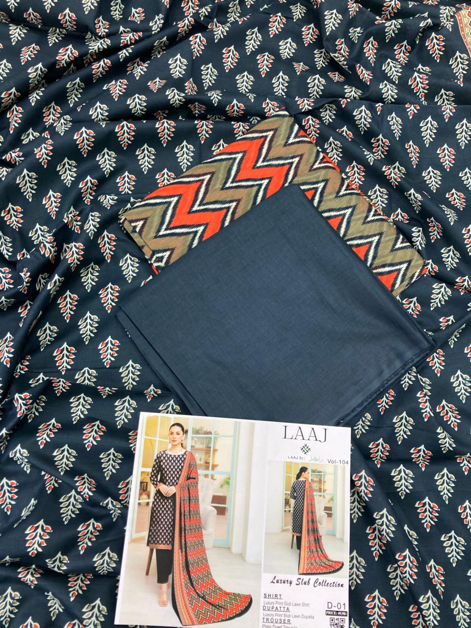 LAAJ LAWN 3pc VOL-104