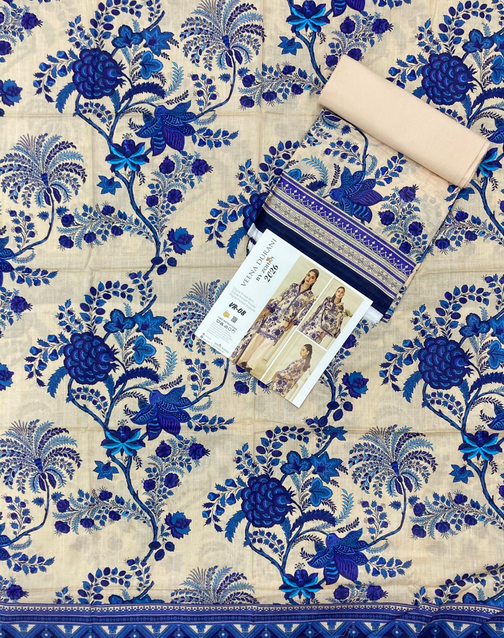 Veena Durrani-COCO CORDS LAWN DIGITAL PRINTED Collection VOL-1,2026