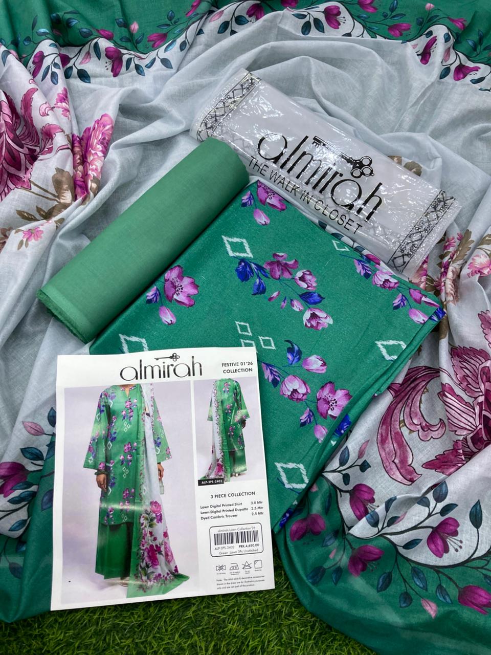 Almirah lawn 3PC