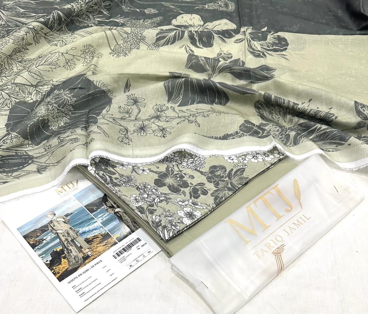 MTJ Latest LAWN 3pc VOL-12