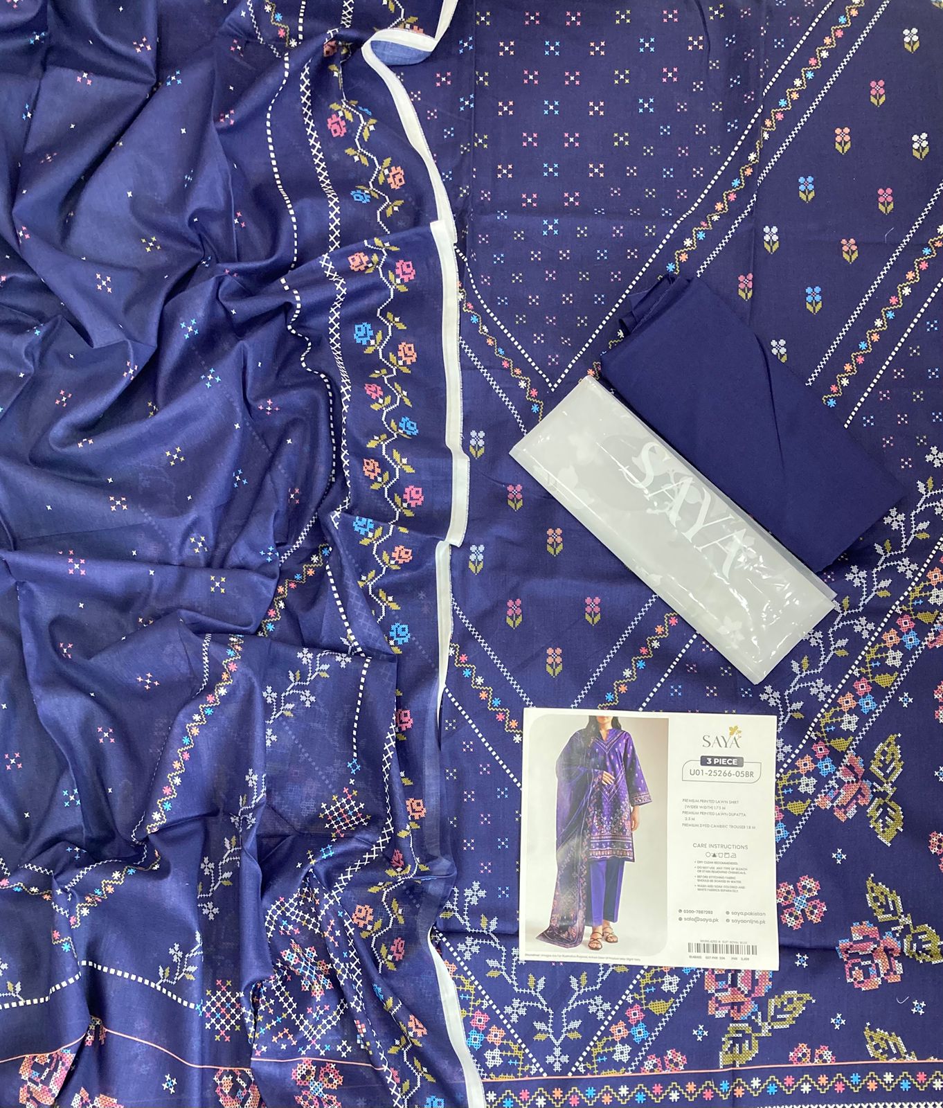 SAYA Lawn  UN-STITCHED 3PC COLLECTION VOLUME 2026