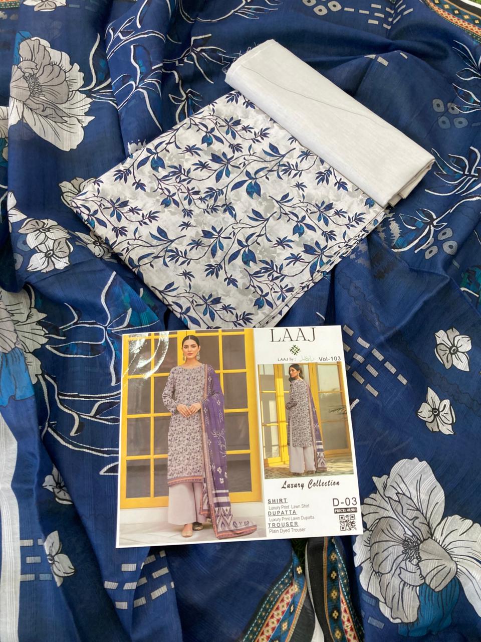 LAAJ LAWN 3pc VOL-103